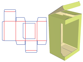 展示包装盒设计,包装结构设计
